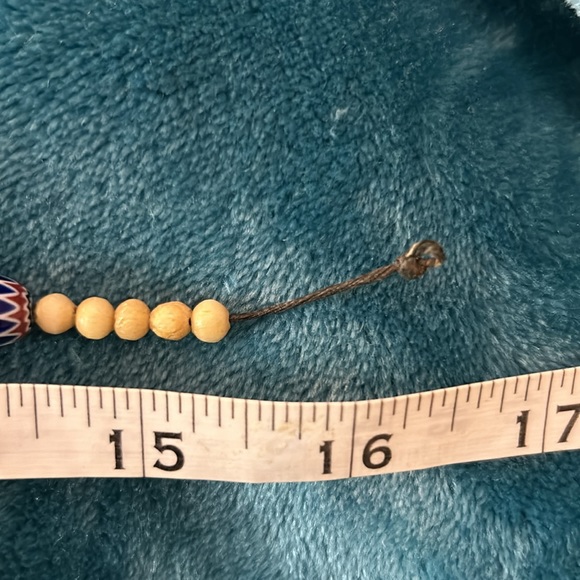 Vintage Antler-Bone Venetian Murano Glass Trade Bead African Necklace - Picture 10 of 15